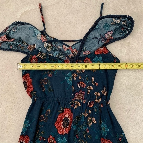 XHILARATION off-shoulder Floral Dress, S - Picture 13 of 16
